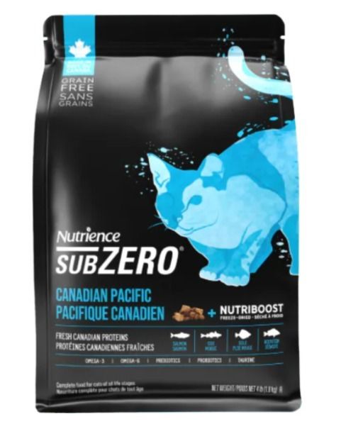 Nutrience Sub-Zero Grain Free Canadian Pacific Cat Food 4lb